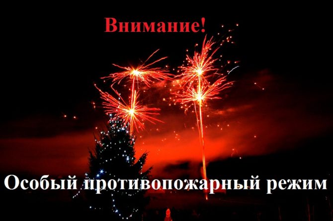 В Соликамском городском округе на период Новогодних и Рождественских праздников введен особый противопожарный режим